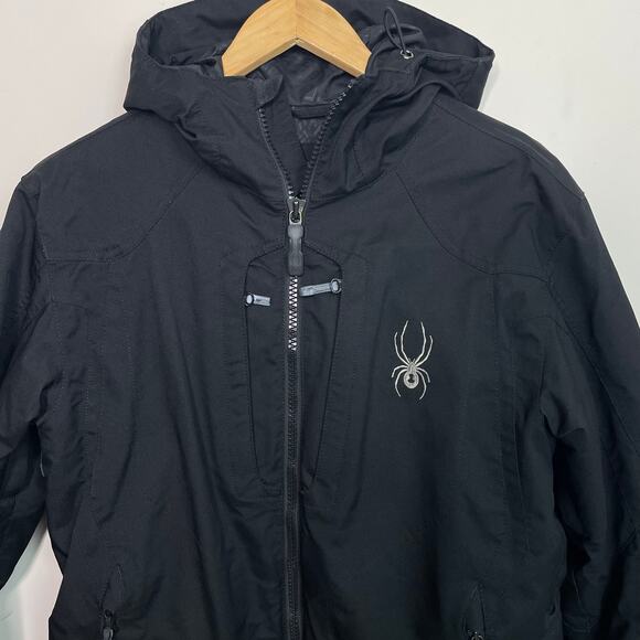 Spyder Men’s Black Ski Snowboard Jacket Size S - Picture 2 of 8